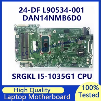 L90534-001 L90534-601 L84406-002, За Дънната платка на лаптоп HP 24-ГЕ 27-ДП с процесор SRGKL I5-1035G1 DAN14NMB6D0 100% Напълно Тествани Добре
