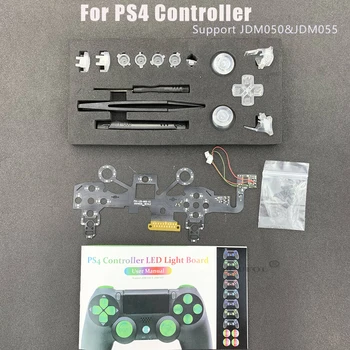 Нов За PS4 Безжичен Контролер JDM-050 и JDM-055 Led Светлинен Дъска САМ Бутон Аналогов Джойстик за PS4 Детска Дръжка резервни Части за Ремонт на