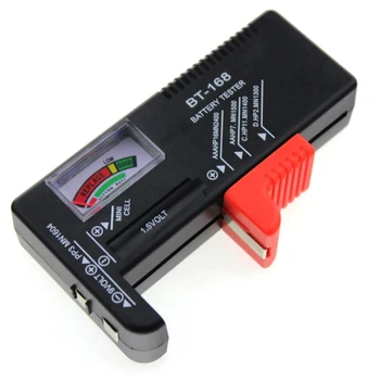 Тестер за Малки Батерии От 1.5 V 9V AA AAA Инструмент За Проверка на Капацитет за Тласък на Батерията